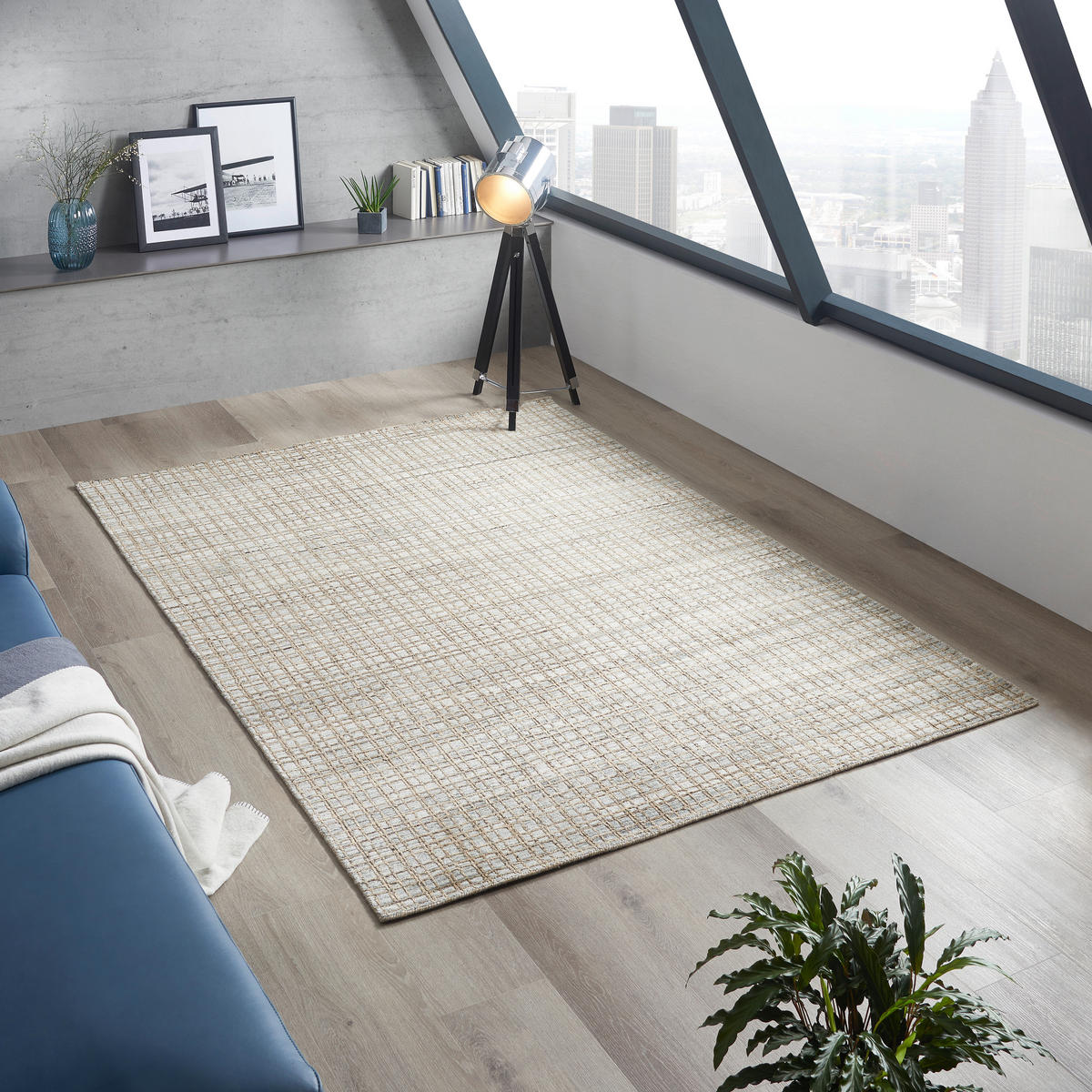 ORIENTALISK MATTA 70/140 cm Alkatif Modern  - beige/silver, Design, textil (70/140cm) - Cazaris