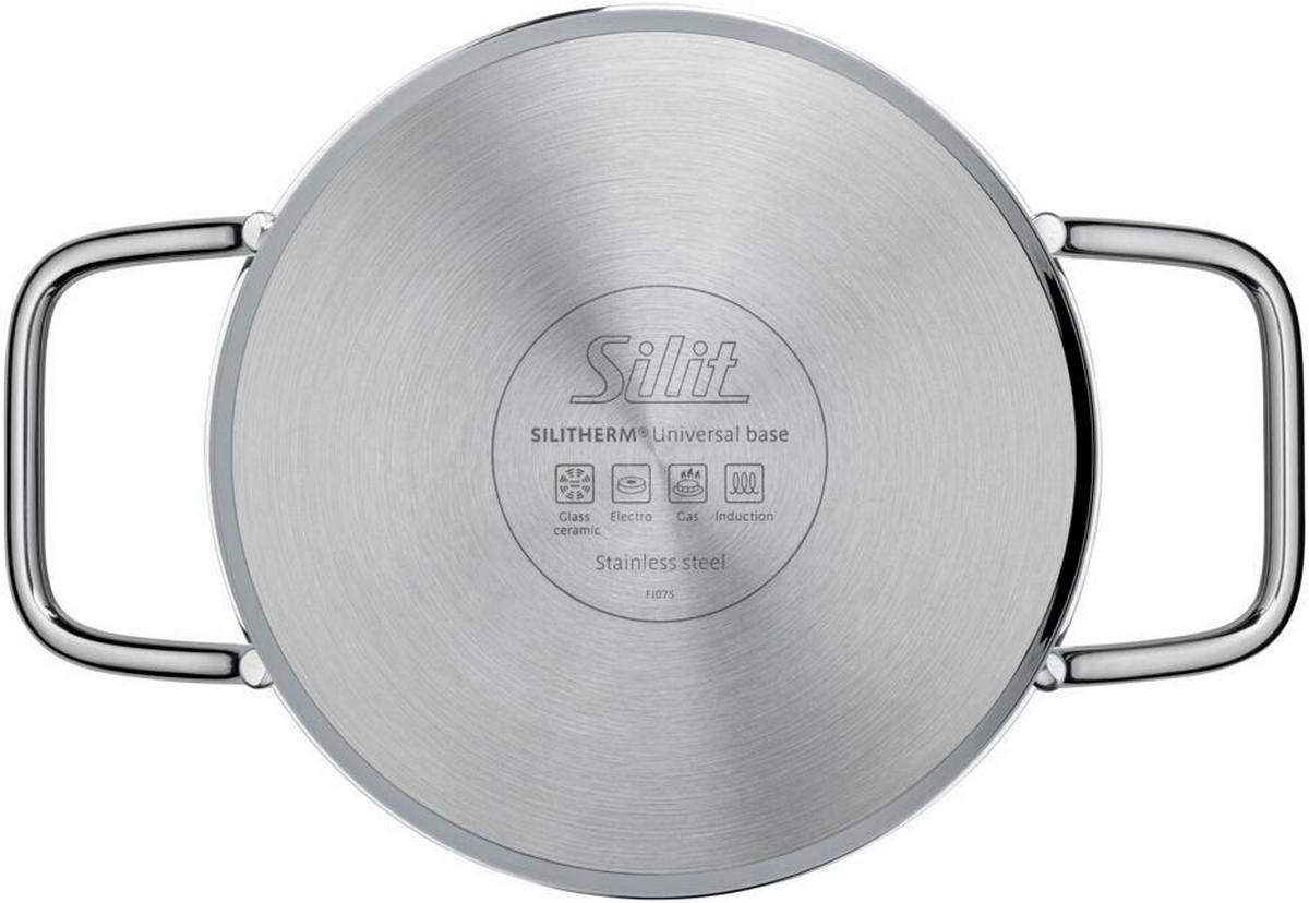 BRATENTOPF Extra Cook 2L L  - Edelstahlfarben, Basics, Metall (25,2/18,8/14,1cm) - Silit