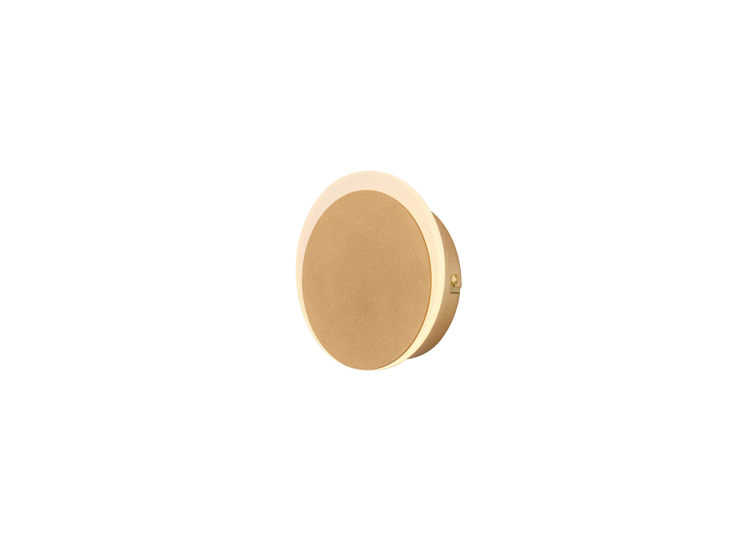 LED-WANDLEUCHTE 15 cm  - Goldfarben/Braun, Basics, Metall (15cm) - Hell