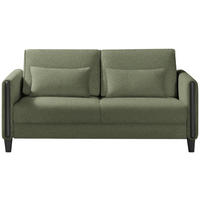 SCHLAFSOFA in Holz, Textil Grün, Schwarz  - Schwarz/Grün, Design, Holz/Textil (174/88/104cm) - Niels Andersson