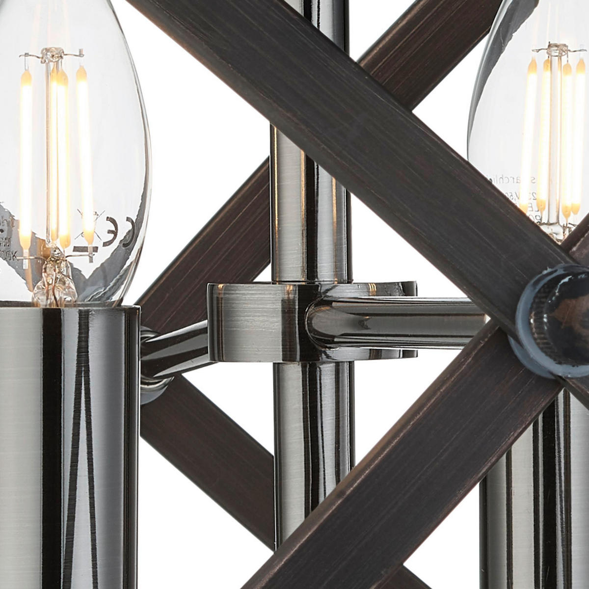 DECKENLEUCHTE Hoopla 45/33/45 cm   - Design, Metall (45/33/45cm) - Searchlight