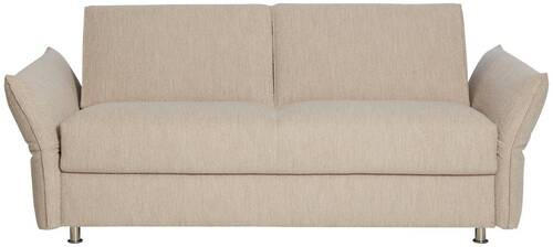 SCHLAFSOFA in Textil Beige  - Chromfarben/Beige, Modern, Textil/Metall (194/85/100cm) - Bali