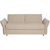 SCHLAFSOFA in Textil Beige  - Chromfarben/Beige, Modern, Textil/Metall (194/85/100cm) - Bali