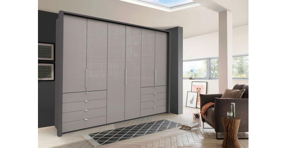 PASSEPARTOUTRAHMEN 306/240/12 cm   - Dunkelgrau, KONVENTIONELL, Holzwerkstoff (306/240/12cm) - Venda