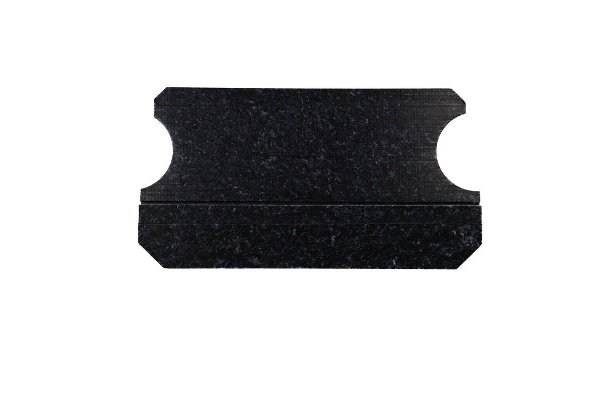 Schlagklotz Fischgrät - Schwarz, Basics, Kunststoff (15/8/2cm) - Egger Holzwerkstoffe