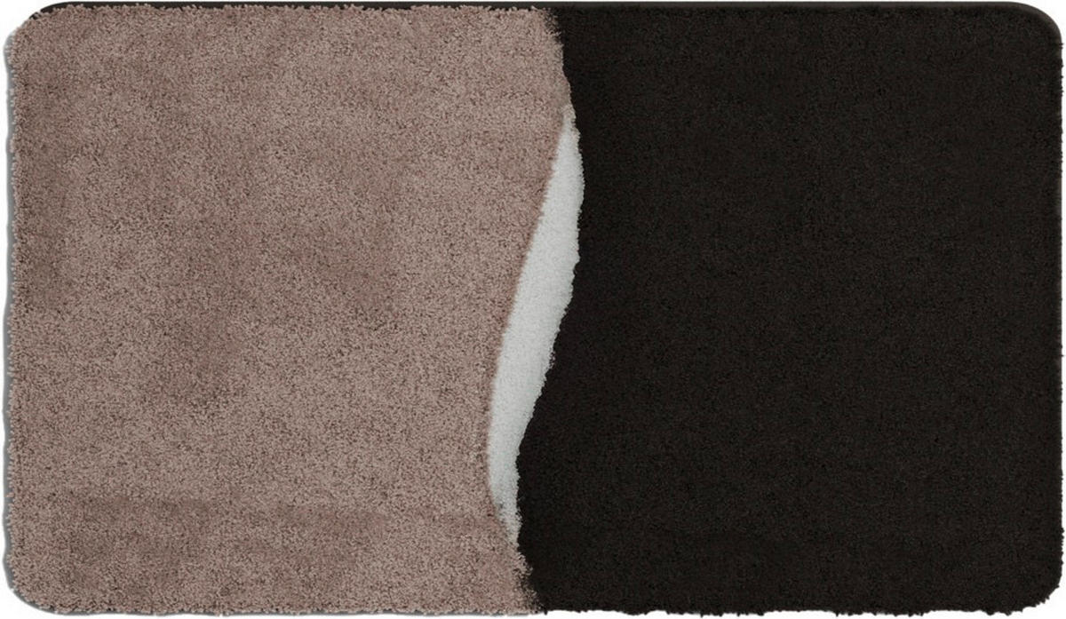 BADEMATTE Taupe 70/120 cm  - Taupe, Basics, Kunststoff/Textil (70/120cm) - Grund