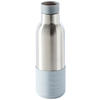ISOLIERFLASCHE 0.45 l  - Edelstahlfarben/Hellgrau, Trend, Kunststoff/Metall (7/23cm) - Homeware Profession.