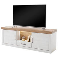 LOWBOARD  in 181/62/50 cm  - Eichefarben/Graphitfarben, Design, Holzwerkstoff/Kunststoff (181/62/50cm) - MID.YOU