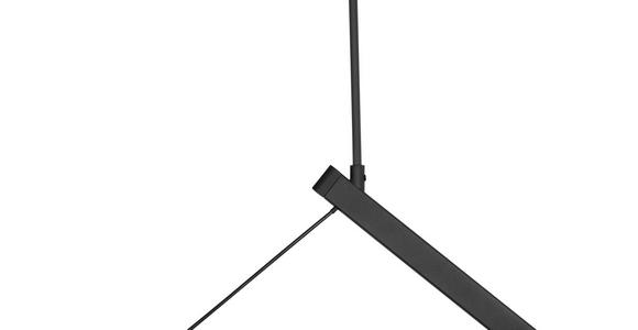 LED-HÄNGELEUCHTE Aero 98/45/150 cm   - Schwarz, Design, Metall (98/45/150cm) - Dieter Knoll