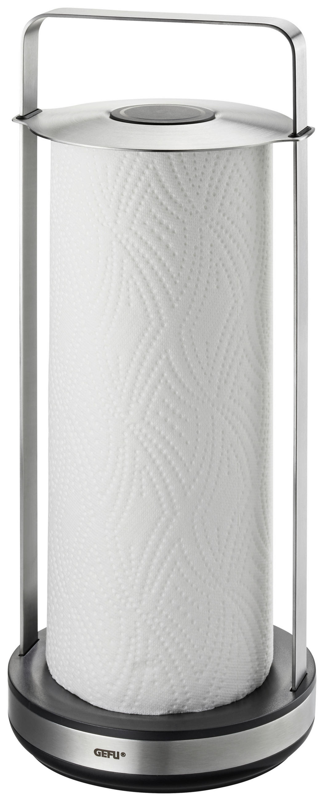 KÜCHENROLLENHALTER - Edelstahlfarben, KONVENTIONELL, Kunststoff/Metall (14,5/34cm) - Gefu