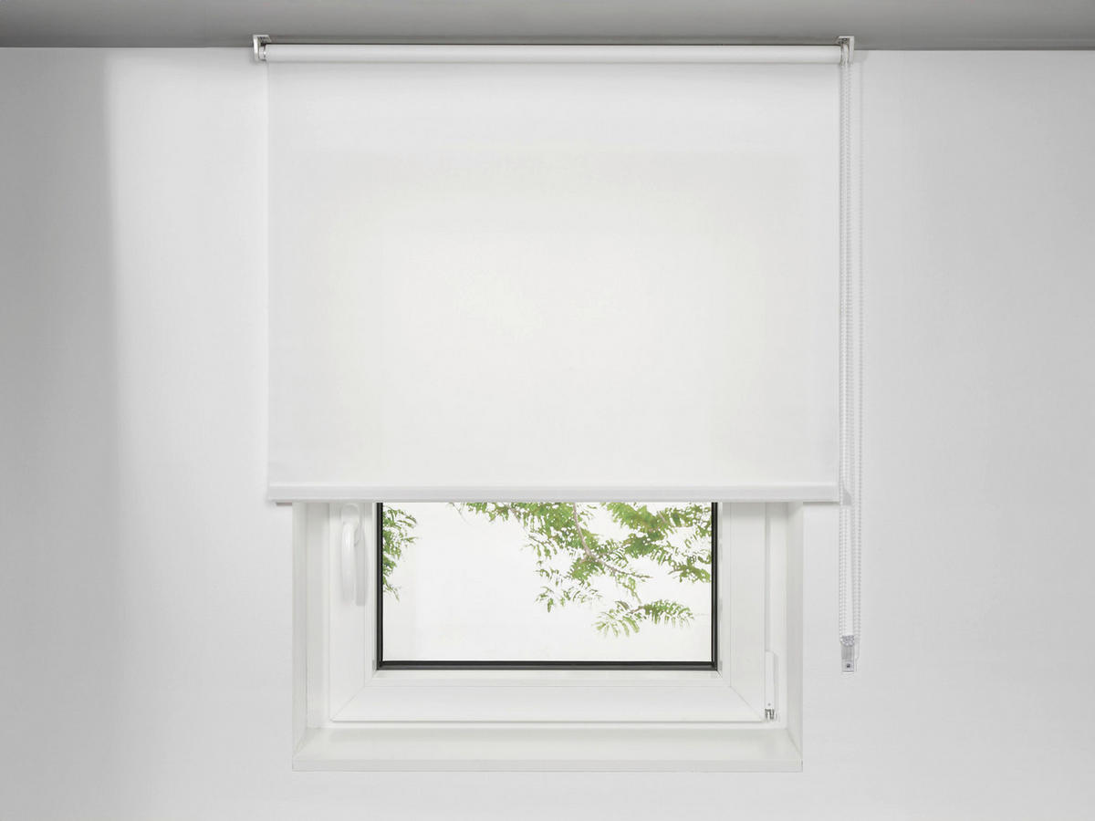 ROLETA, polopriehľadné, 75/160 cm - biela, Design, textil/plast (75/160cm) - Boxxx