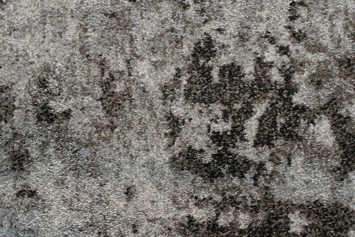 LÄUFER 67/340 cm Sorrent Silberfarben, Hellgrau, Dunkelgrau  - Dunkelgrau/Silberfarben, Design, Textil (67/340cm)