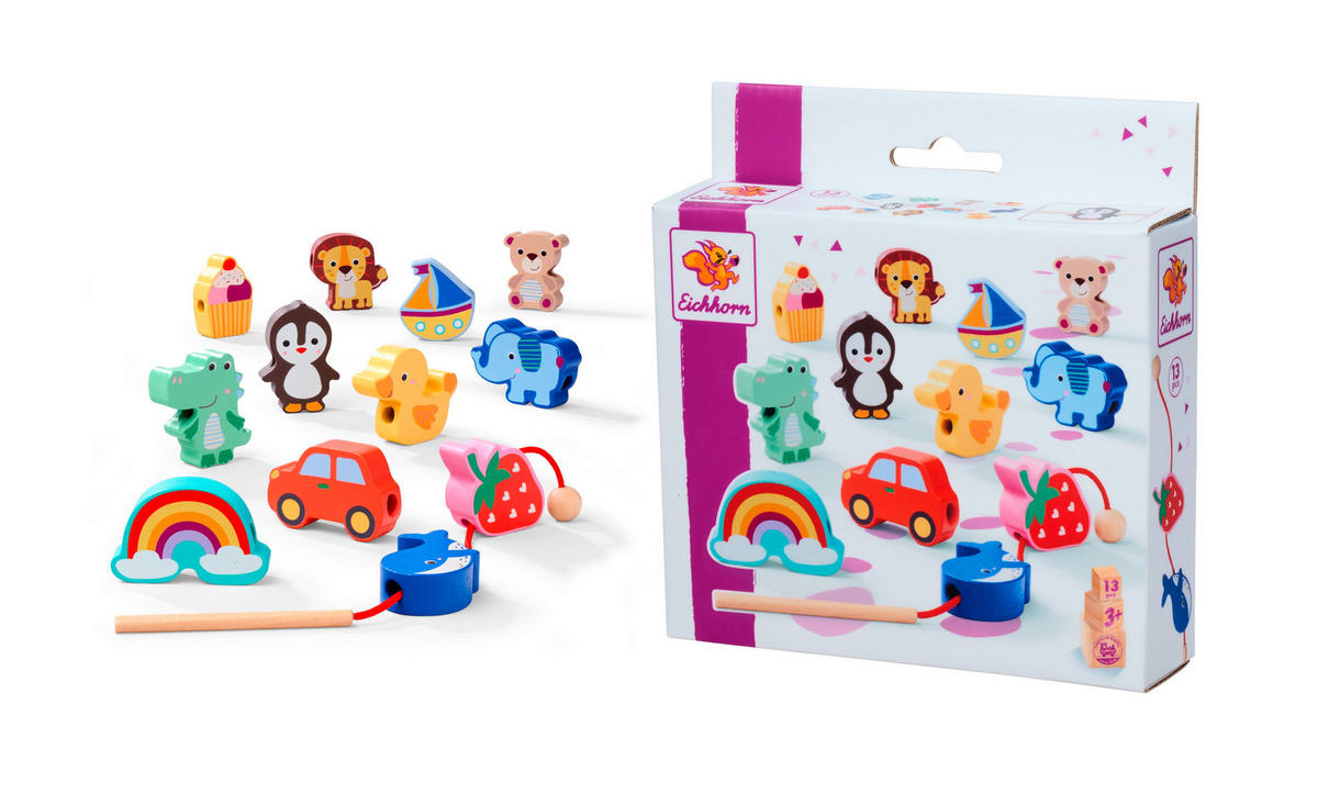 LERNSPIEL  - Multicolor, Basics, Holz (4,20/16,50/17,50cm) - Eichhorn