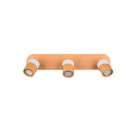 STRAHLER 48/15/9 cm   - Braun/Weiß, Natur, Holz/Metall (48/15/9cm)