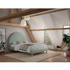 KINDER-/JUNIORBETT - Naturfarben/Grün, ROMANTIK / LANDHAUS, Holz/Textil (140/200cm) - MID.YOU