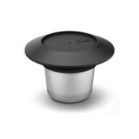 CEDILO ZA ČAJ        9,4/6,5 cm             - barve nerjavečega jekla/črna, Basics, kovina/umetna masa (9,4/6,5cm) - Zack