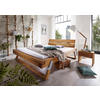 BALKENBETT - Eichefarben/Honig, KONVENTIONELL, Holz/Metall (200/200cm) - Livetastic