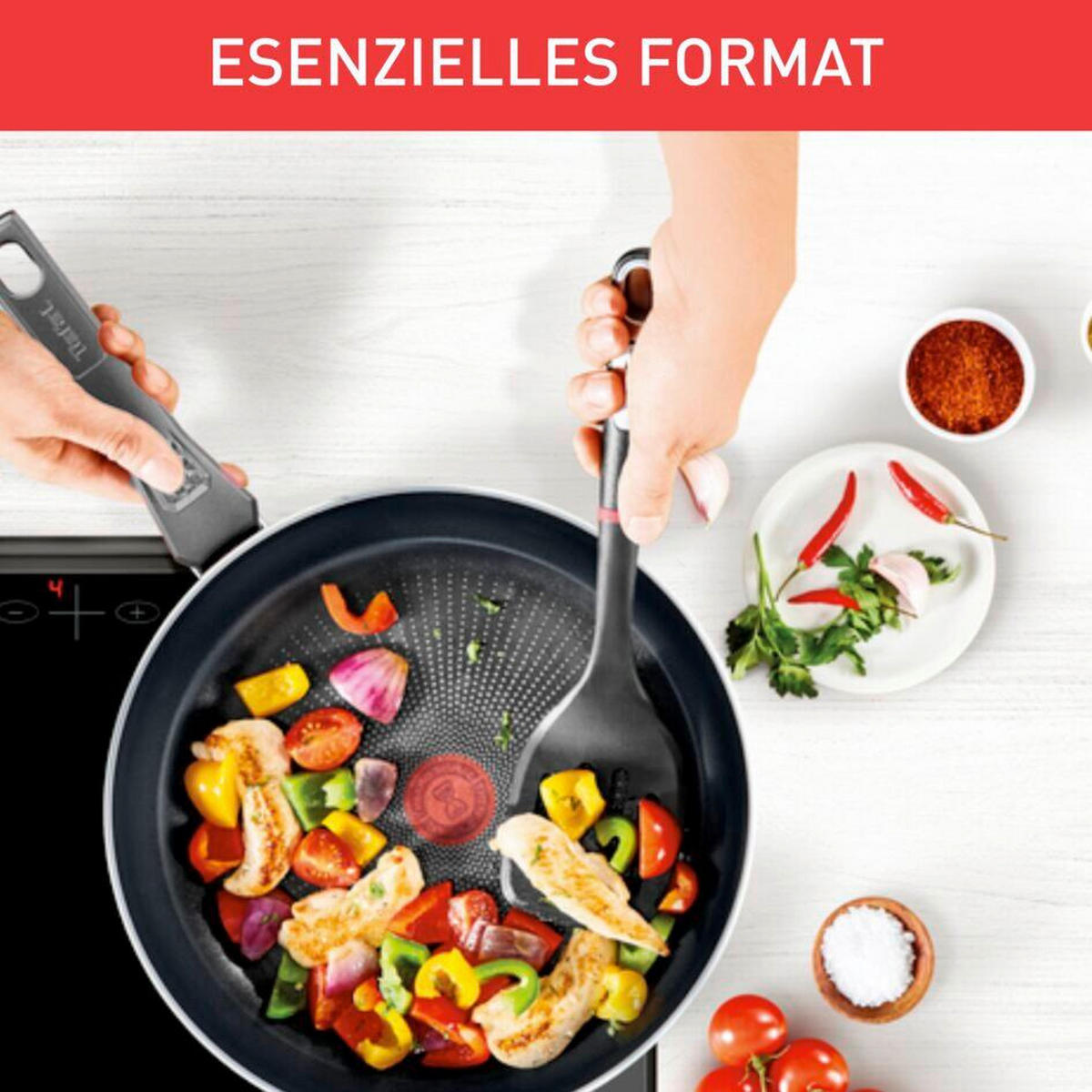 BRATPFANNE So Expert Keramikbeschichtung  - Schwarz, Basics, Metall (46,90/28,90/8,30cm) - Tefal