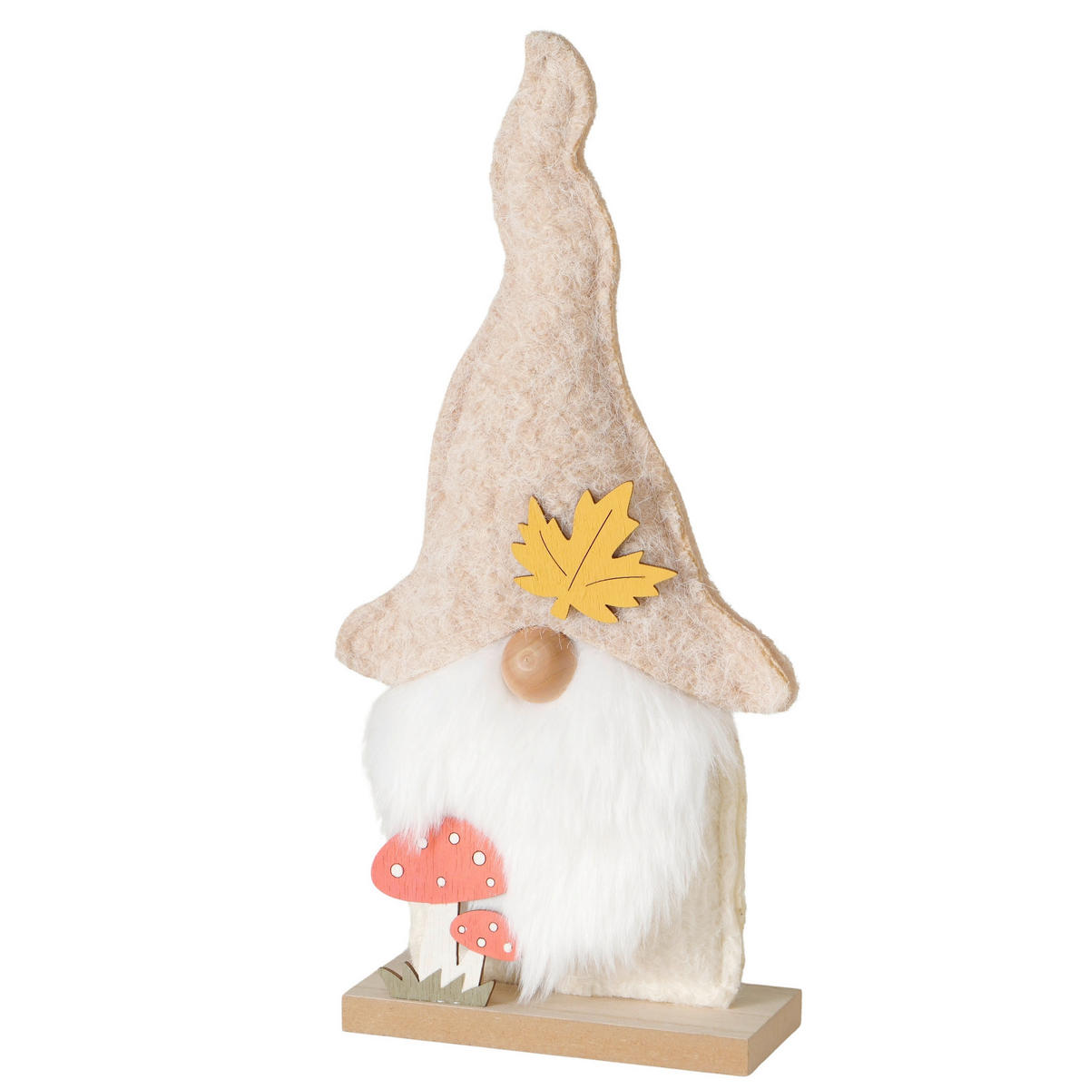 WICHTEL - Hellbraun/Beige, Basics, Holz/Kunststoff (16/6/32cm)