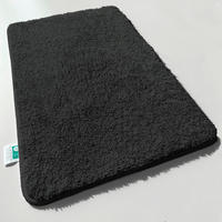 BADEMATTE SKY Schwarz 80/150 cm  - Schwarz, Basics, Kunststoff/Textil (80/150cm) - Floordirekt
