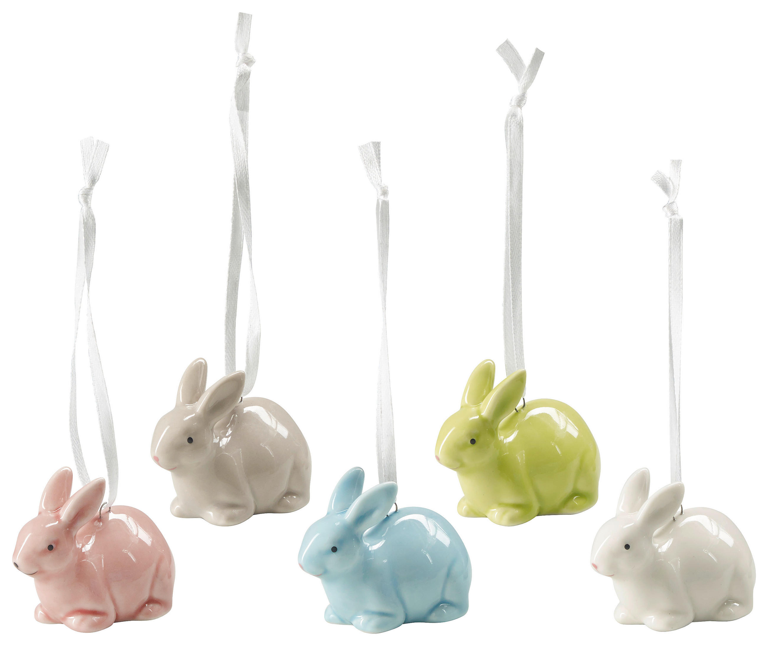 DEKOHÄNGER - Blau/Pink, Basics, Keramik (5,7/3/4cm)