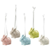 DEKOHÄNGER - Blau/Pink, Basics, Keramik (5,7/3/4cm)