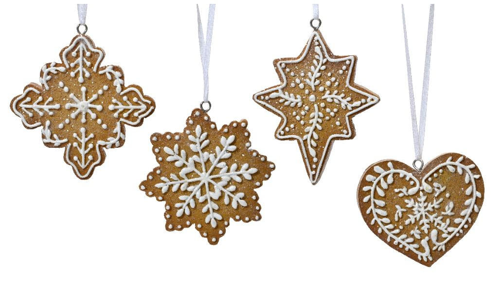FÜGGŐDÍSZ - Basics, műanyag (7,30/1,00/9,50cm) - X-Mas