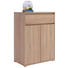 KOMMODE 80/120/48 cm - Alufarben/Sonoma Eiche, Design, Holzwerkstoff/Kunststoff (80/120/48cm) - Carryhome KOMMODE 80/120/48 cm - Alufarben/Sonoma Eiche, Design, Holzwerkstoff/Kunststoff (80/120/48cm) - Carryhome