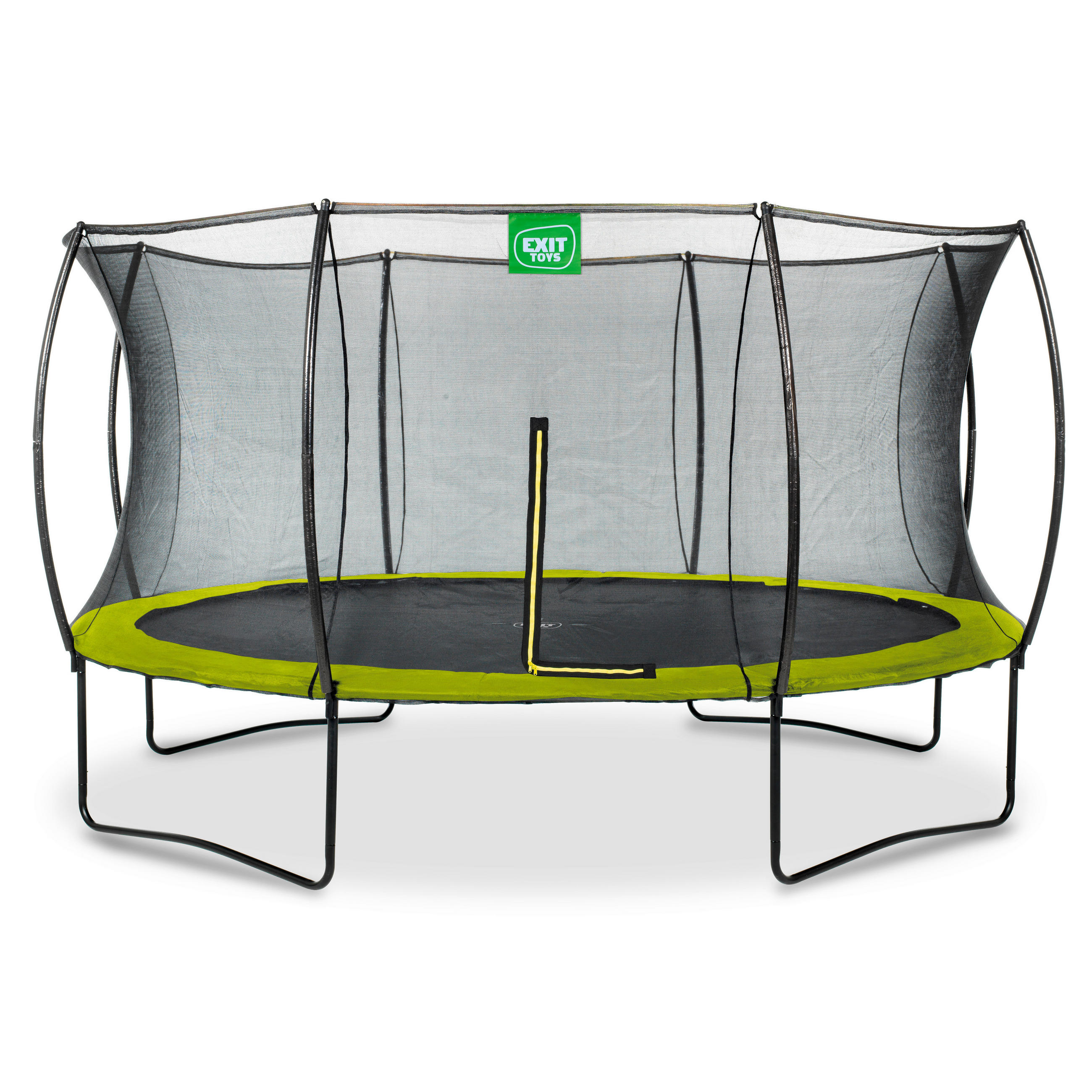 TRAMPOLIN 464/269 cm  - Grün, KONVENTIONELL, Kunststoff/Metall (464/269cm) - EXIT Toys