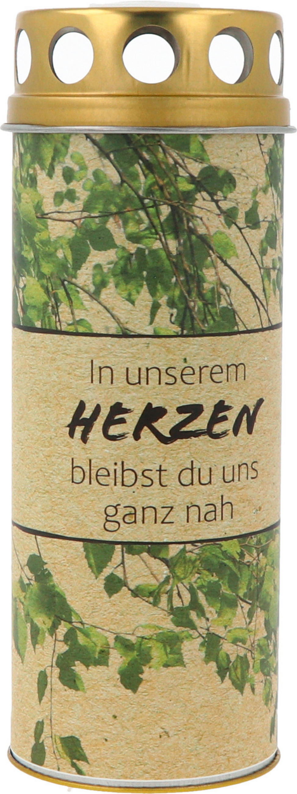 GRABLICHT - Grün, Basics, Naturmaterialien/Papier (6,0/6,0/17,0cm)