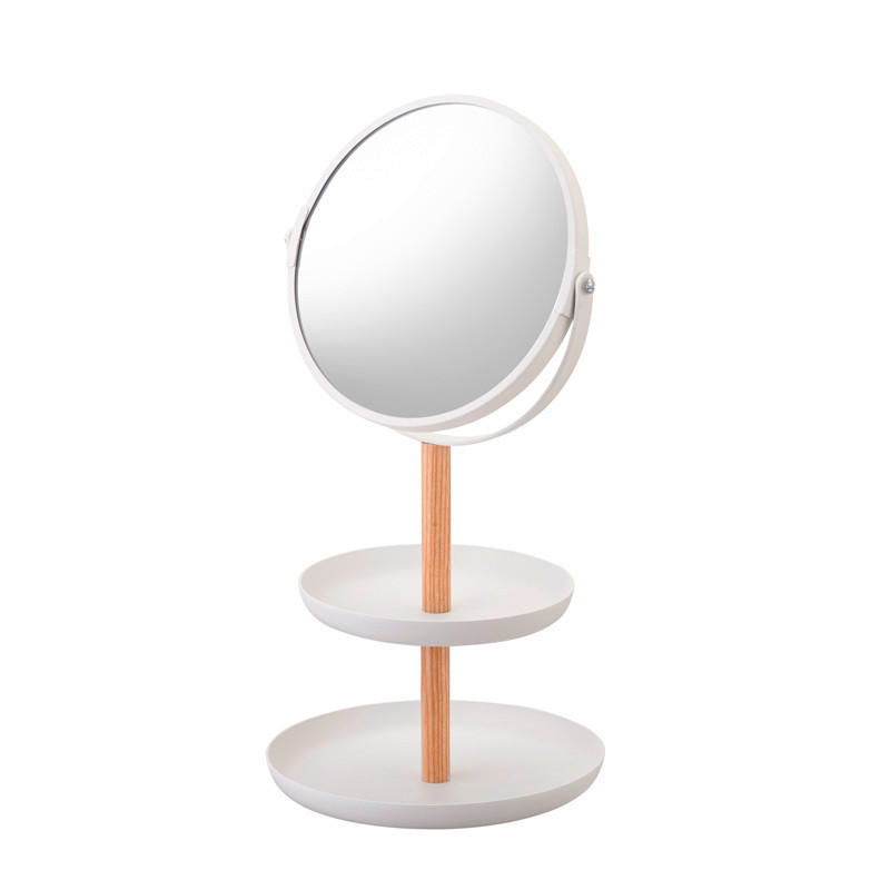 SCHMUCKHALTER - Weiss, Basics, Glas/Holz (17,5/16/33cm)