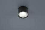 AUFBAULEUCHTE Kari 11,5/7,5 cm   - Schwarz, Design, Glas/Metall (11,5/7,5cm) - Helestra