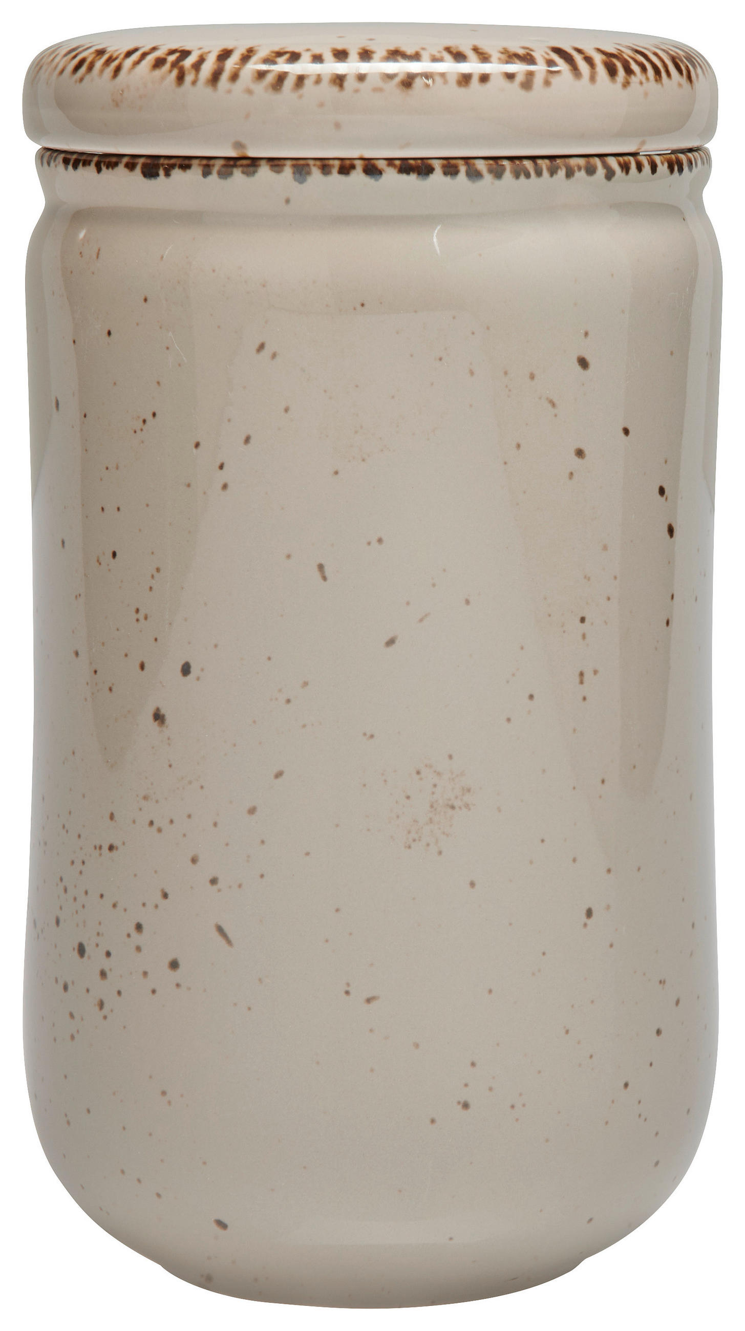 KUTIJA ZA HRANU  1,0 l    - sivobraon, Lajfstajl, keramika (11,5/18,5cm) - Landscape