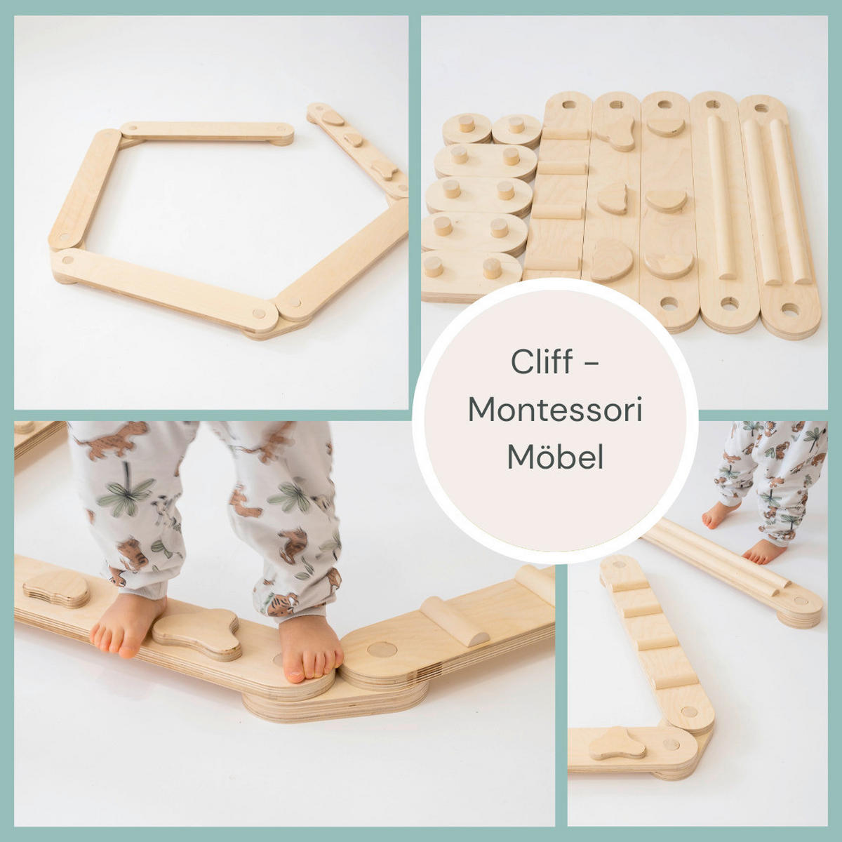 BALANCE BOARD - Birkefarben, Basics, Holz (300cm) - CLIFF