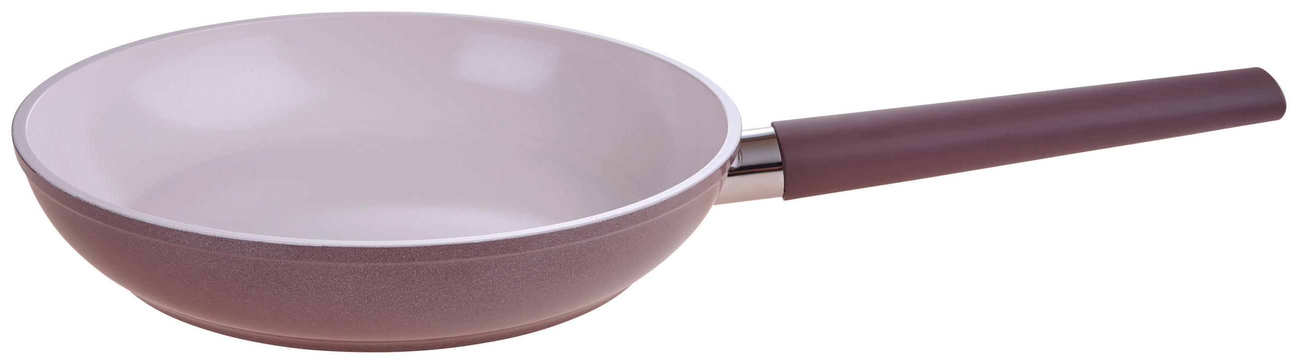 PFANNE Colorful Kitchen Keramikbeschichtung  - Braun, LIFESTYLE, Kunststoff/Metall (24/4,8cm) - Homeware Profession.