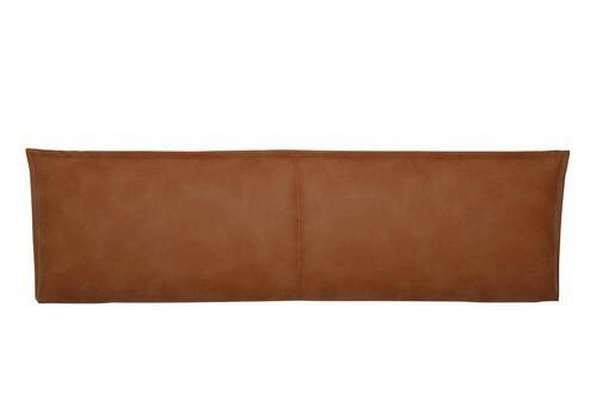 STAURAUMBETT 180/200 cm  in Eichefarben   - Eichefarben/Rostfarben, Design, Holzwerkstoff/Textil (180/200cm) - Xora