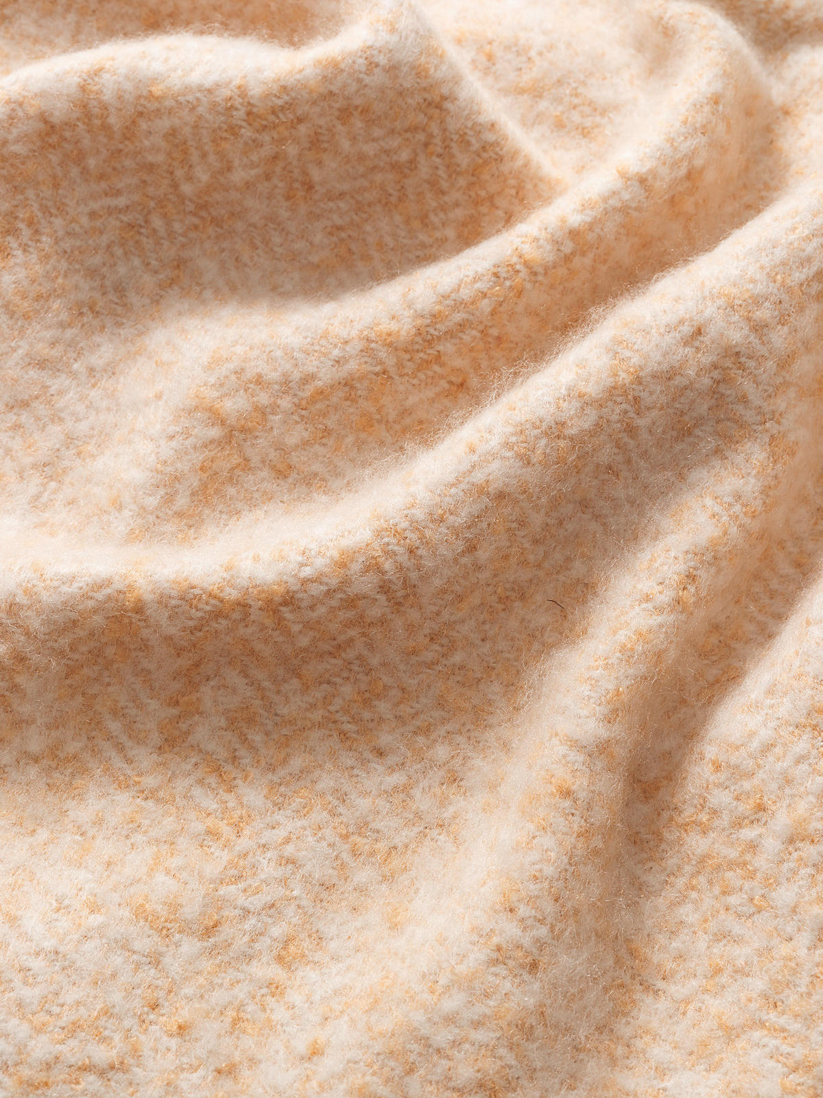 PLAID T-Wooly Herringbone  - Cognac/Bernsteinfarben, Trend, Textil (130/170cm) - Tom Tailor