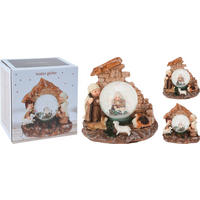 SNEHOVÁ GUĽA - viacfarebná, Design, sklo (10/14/12cm)