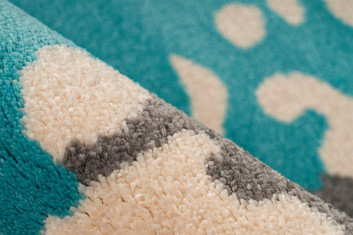 TEPPICH 120/170 cm Naila 300 Creme / Blau Blau, Creme  - Blau/Creme, KONVENTIONELL, Textil (120/170cm)