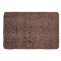 KOUPELNOVÁ PŘEDLOŽKA, 60/90 cm - šedohnědá, Basics, textil/plast (60/90cm) - Esposa