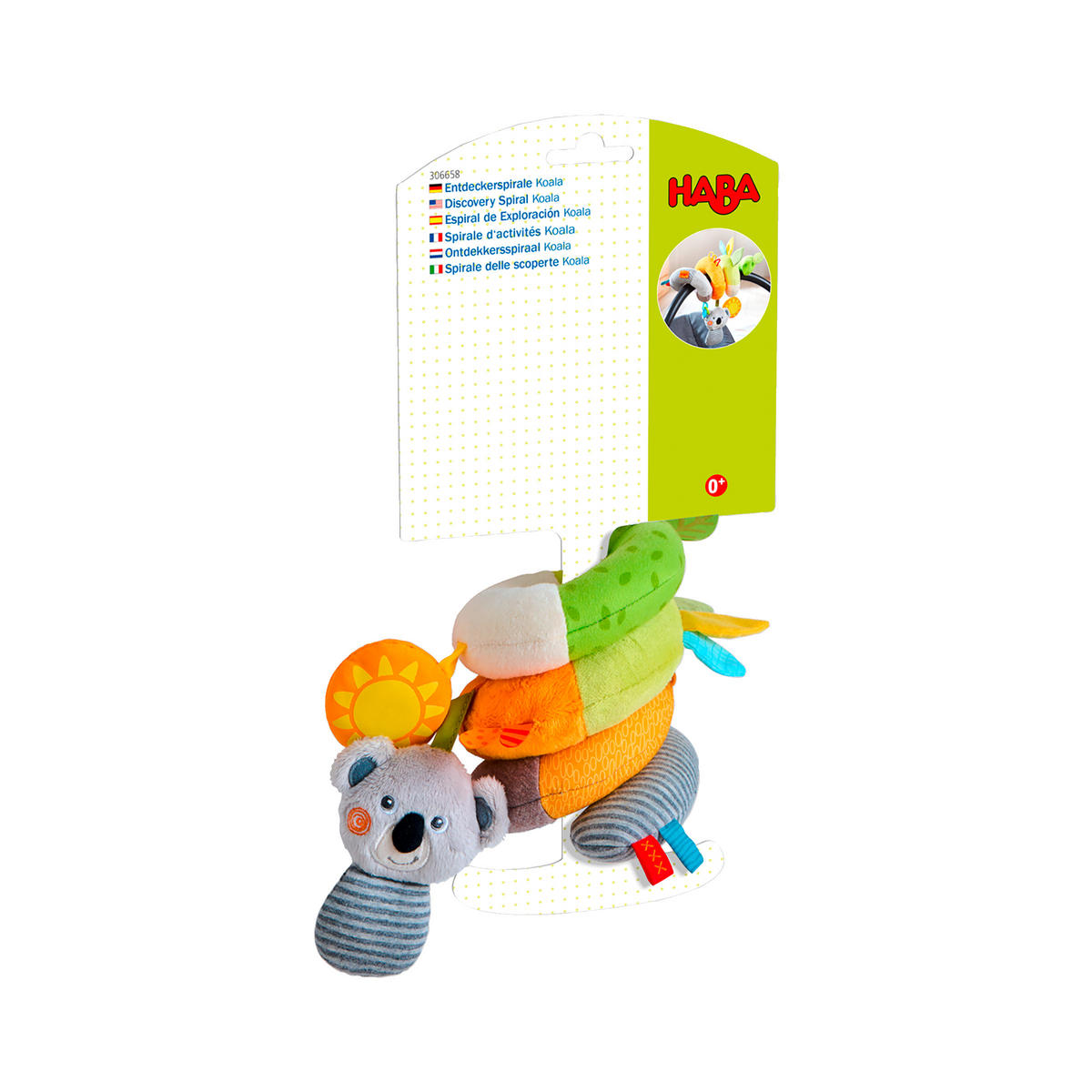 BABYSCHALENMOBILE Entdeckerspielzeug  - Multicolor, Basics, Kunststoff/Textil (22/13/13cm) - Haba