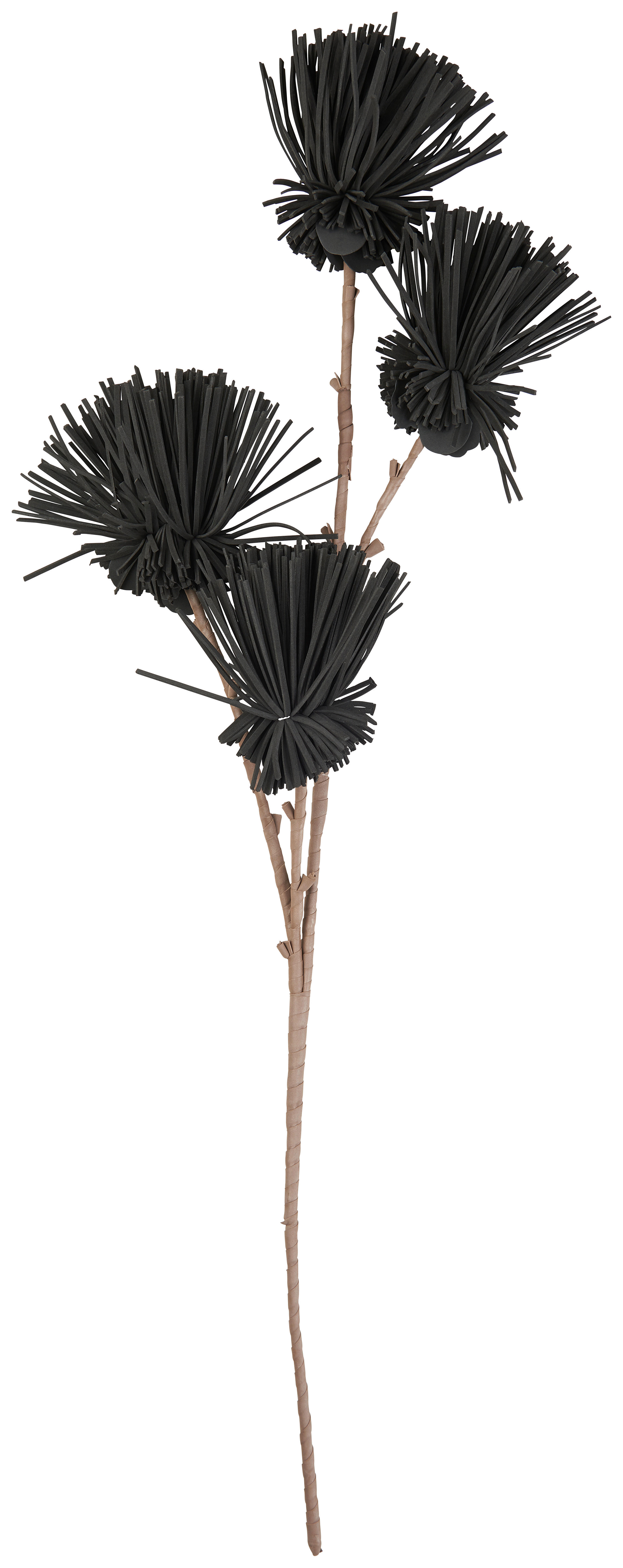 Ambia Home UMĚLÁ KVĚTINA chryzantéma 103 cm - černá
