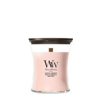 VONNÁ SVIEČKA  - pink, Basics, sklo (9.9/9.9/11.6cm) - WoodWick