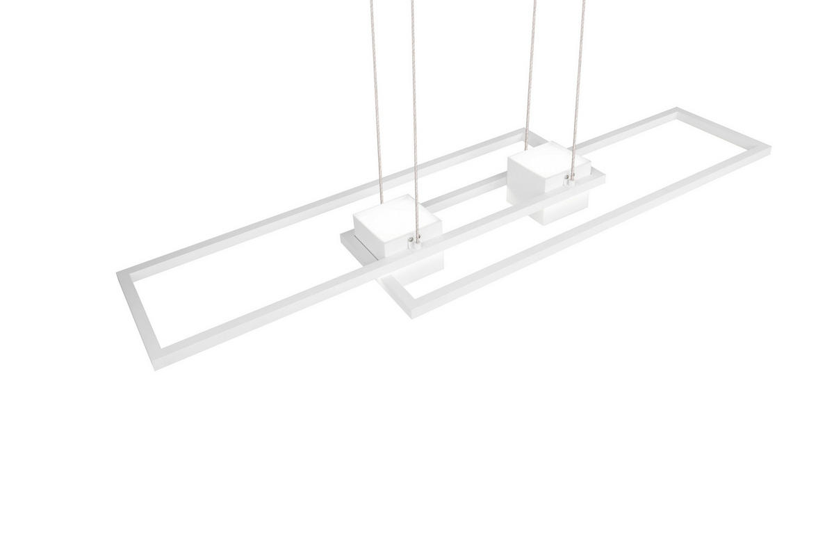 LED-PENDELLAMPA Albany 100/28/150 cm  - vit, Design, metall (100/28/150cm) - Trio Leuchten