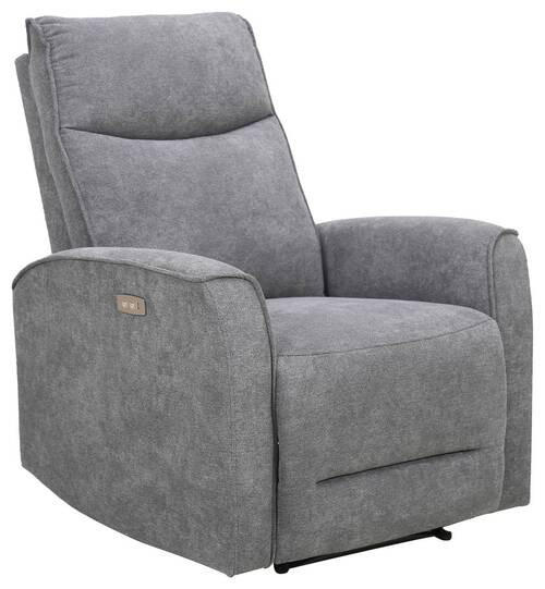 RELAXSESSEL Webstoff    - Schwarz/Grau, KONVENTIONELL, Kunststoff/Textil (85/105/97cm) - MID.YOU