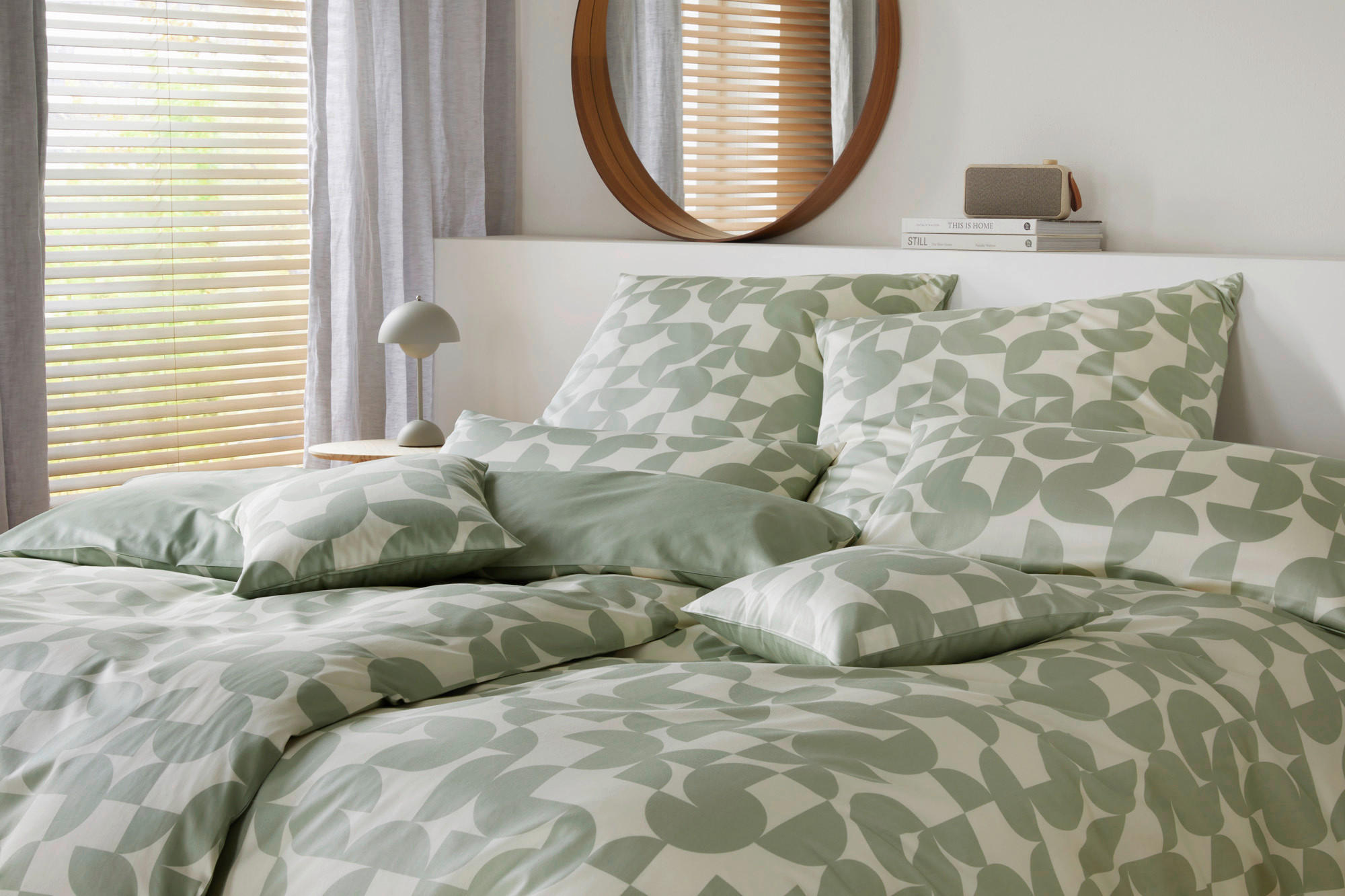 POSTELJNINA 140/200 cm mako saten zelena  - zelena, Konvencionalno, tekstil (140/200cm) - Elegante