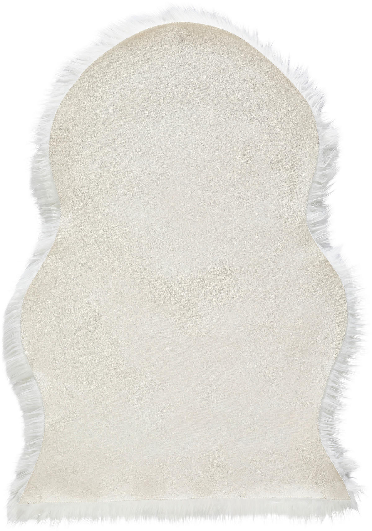 UMĚLÁ KOŽEŠINA, 60/90 cm, bílá - bílá, Konvenční, kožešina/textil (60/90cm) - Boxxx
