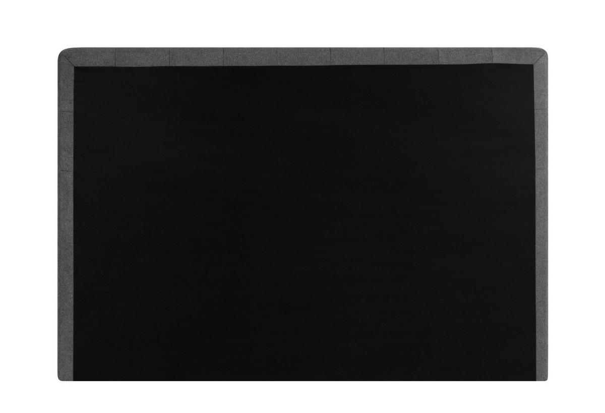 BOXSPRINGBETT 160/200 cm  in Anthrazit  - Anthrazit/Silberfarben, Konventionell, Textil/Metall (160/200cm) - Welnova