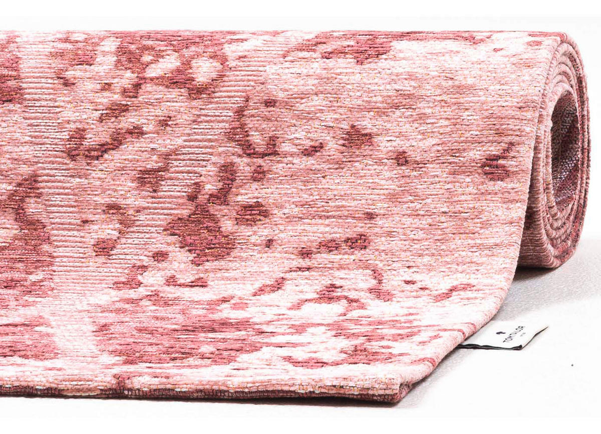 VINTAGE-TEPPICH 155/230 cm Fine Line Rosa  - Rosa, Design, Kunststoff/Textil (155/230cm) - Tom Tailor