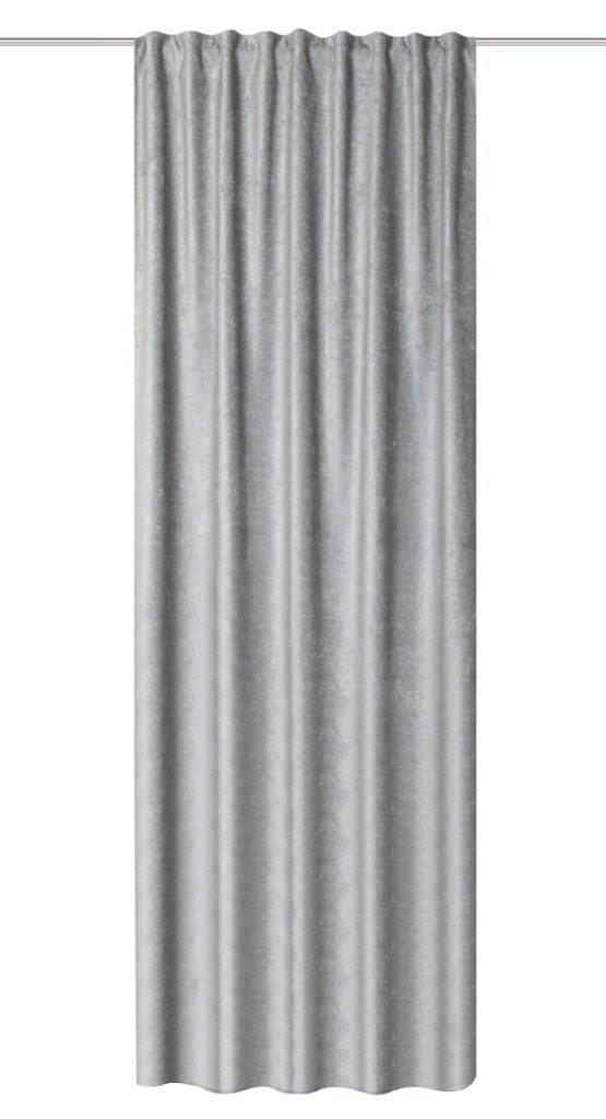 FERTIGVORHANG Thermo blickdicht 135/245 cm   - Grau, Basics, Textil (135/245cm)